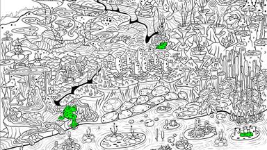 100 hidden frogs
