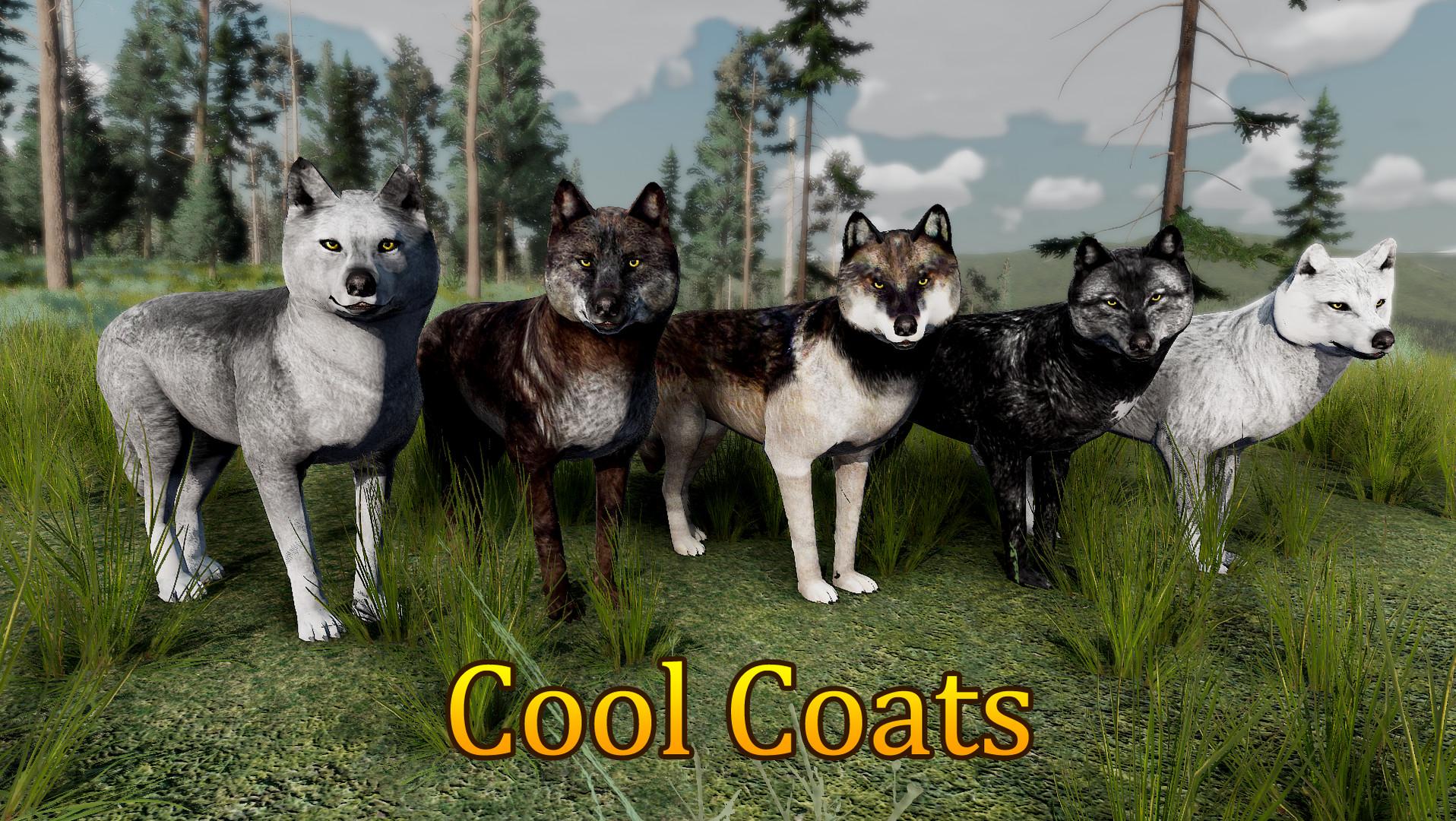 WolfQuest: Anniversary - Yellowstone Wolf Coat Pack