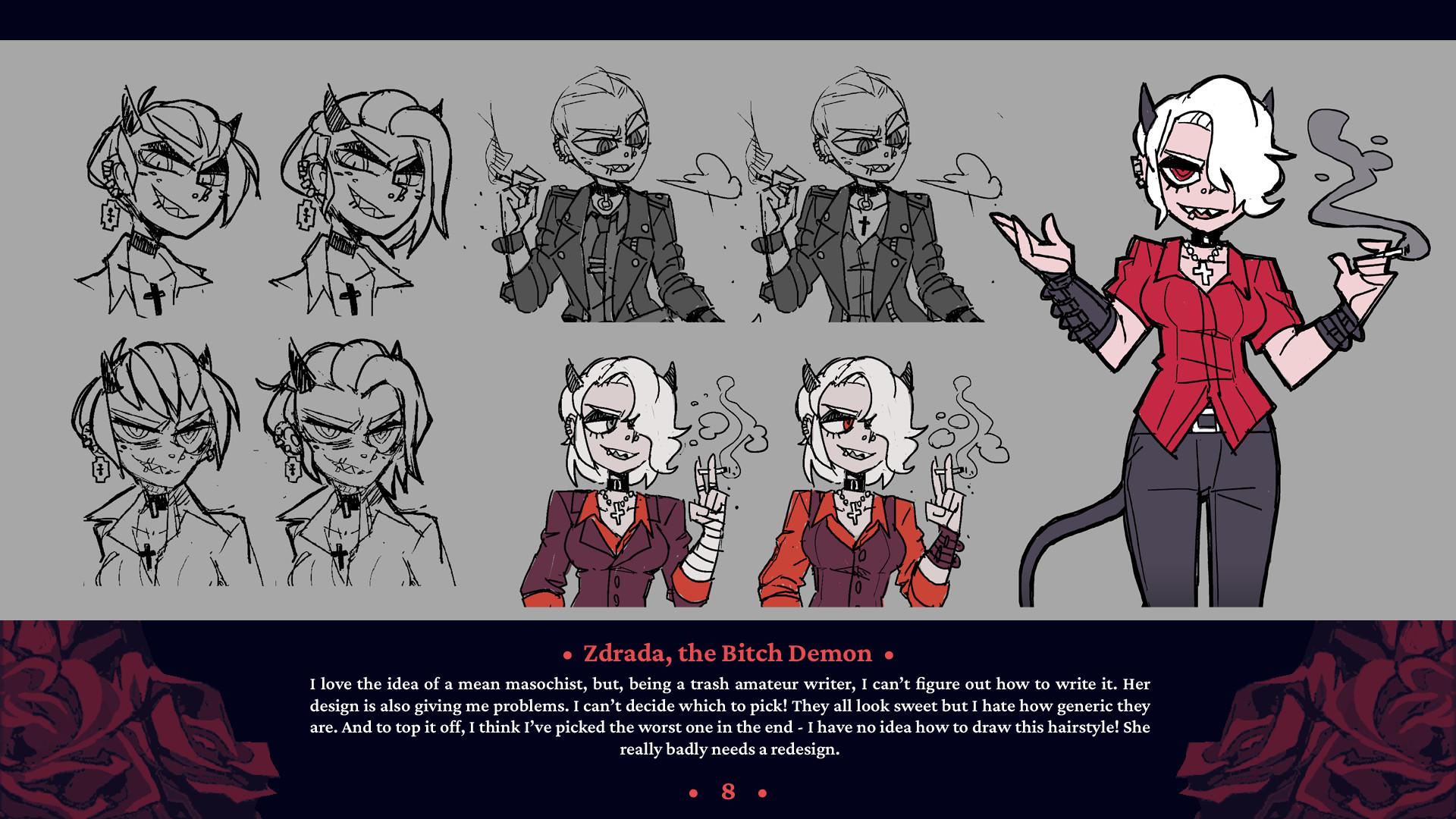 Helltaker: Artbook + Pancake Recipe