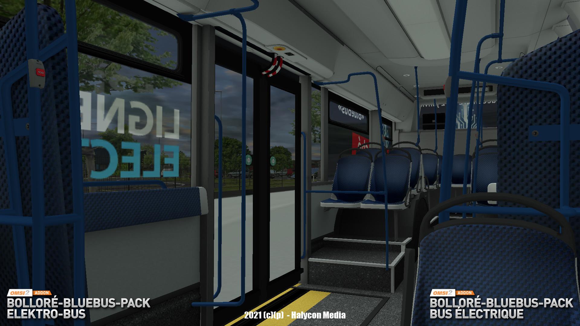 OMSI 2 Add-On Bolloré-Bluebus-Pack Elektro-Bus