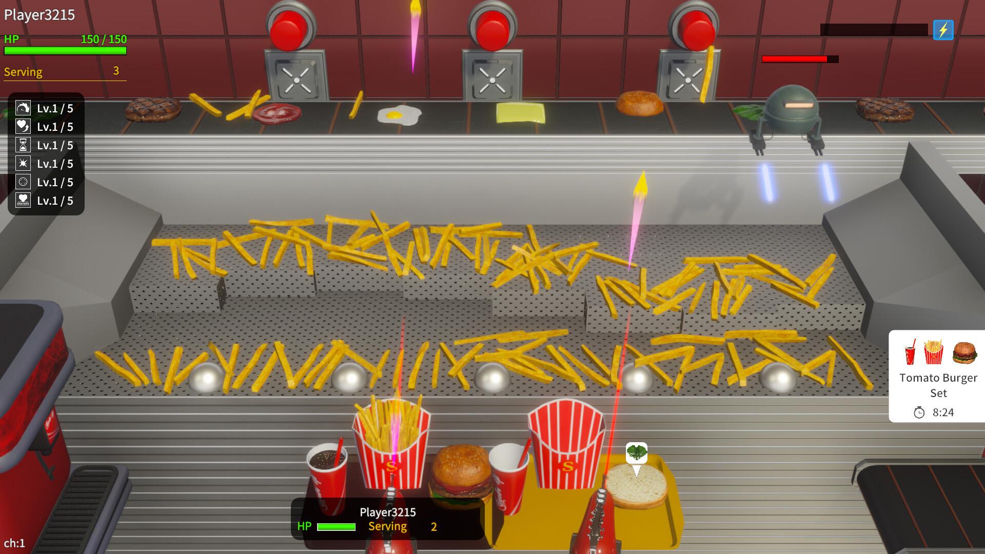 French Fries Pusher Friends