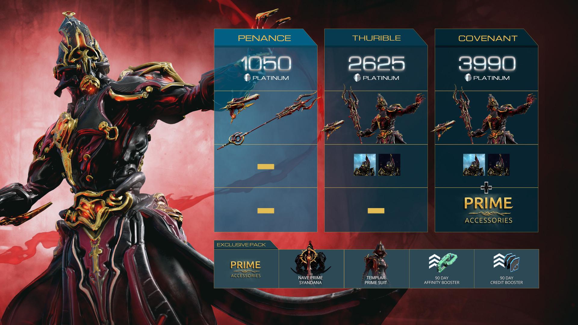 Warframe: Harrow Prime Access - Accessories Pack