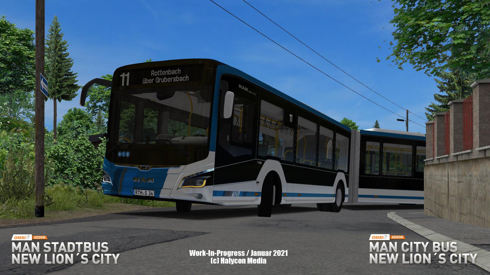 OMSI 2 Add-on MAN Stadtbus New Lion's City