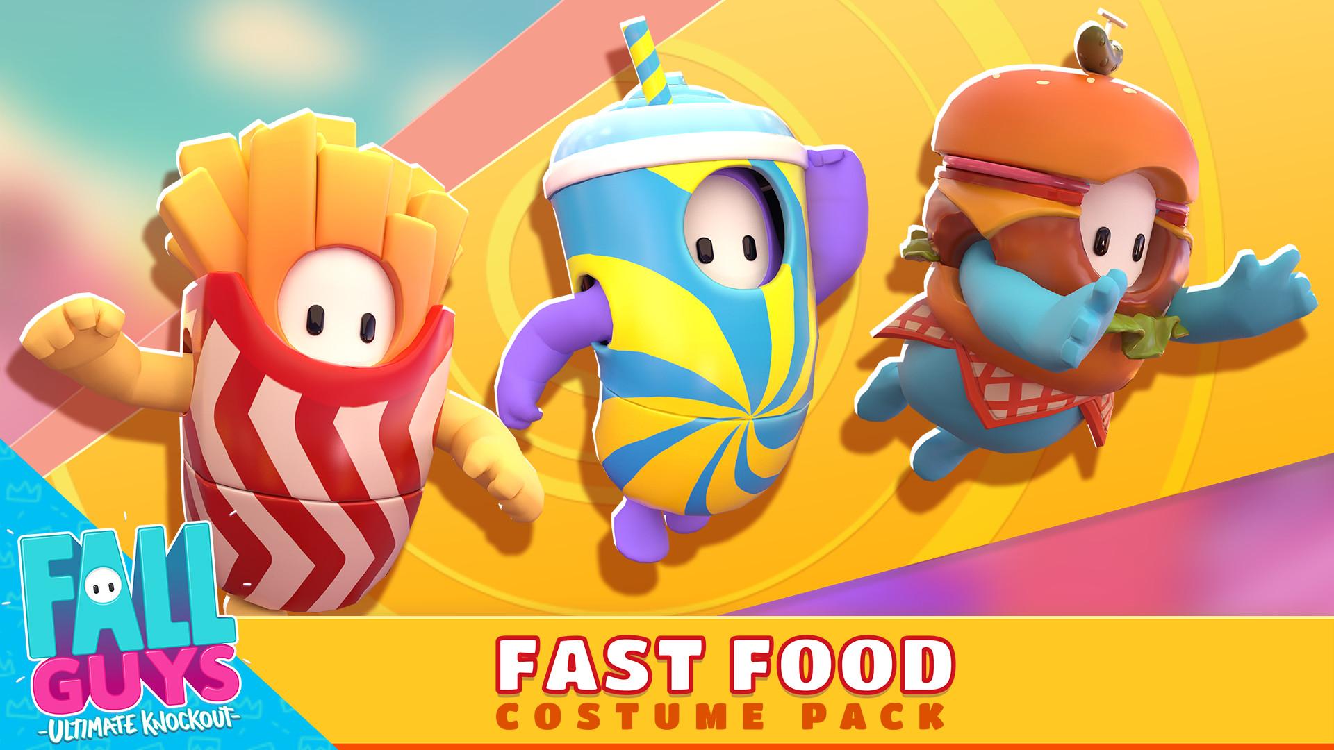 Fall Guys - Fast Food Costume Pack