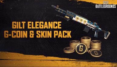 PUBG Gilt Elegance-1,050 G-Coin Skin Pack