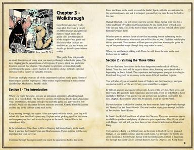 Geneforge Hintbook and Bonuses