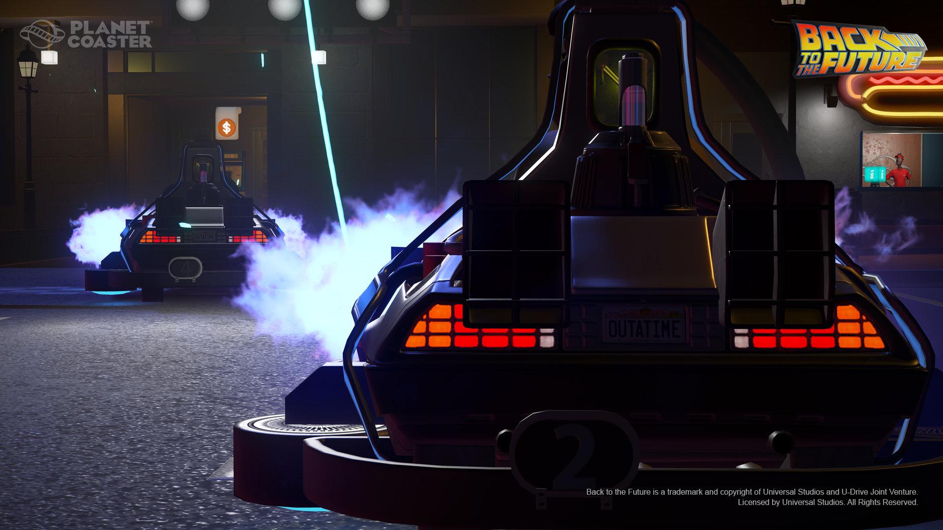 Planet Coaster - Back to the Future™ Time Machine Construction Kit