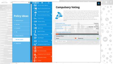 Democracy 4 - Voting Systems