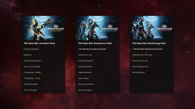 Warframe: The New War Reckoning Pack Fiyat Karşılaştırma