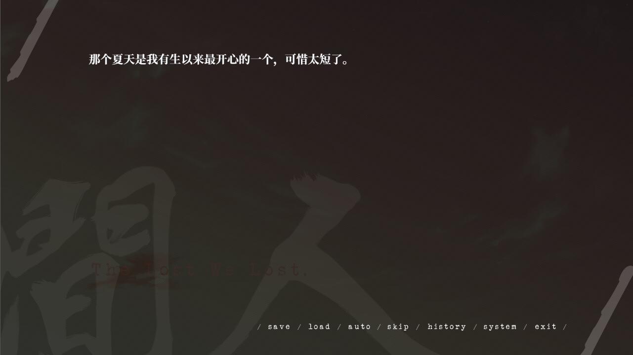 人间 The Lost We Lost
