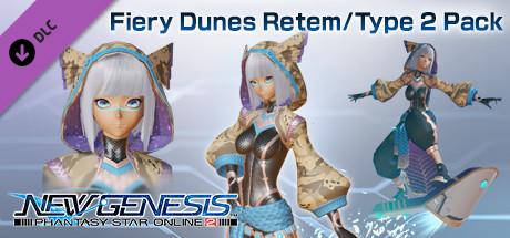 Phantasy Star Online 2 New Genesis - Fiery Dunes Retem/Type 2 Pack