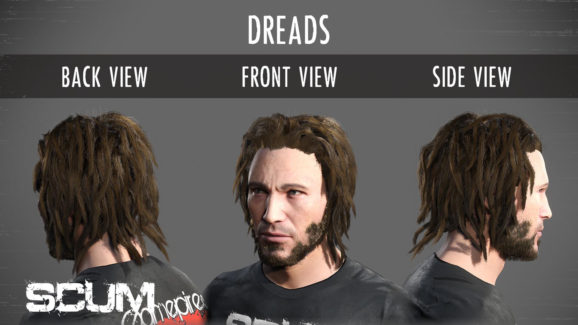 SCUM Male Hair pack