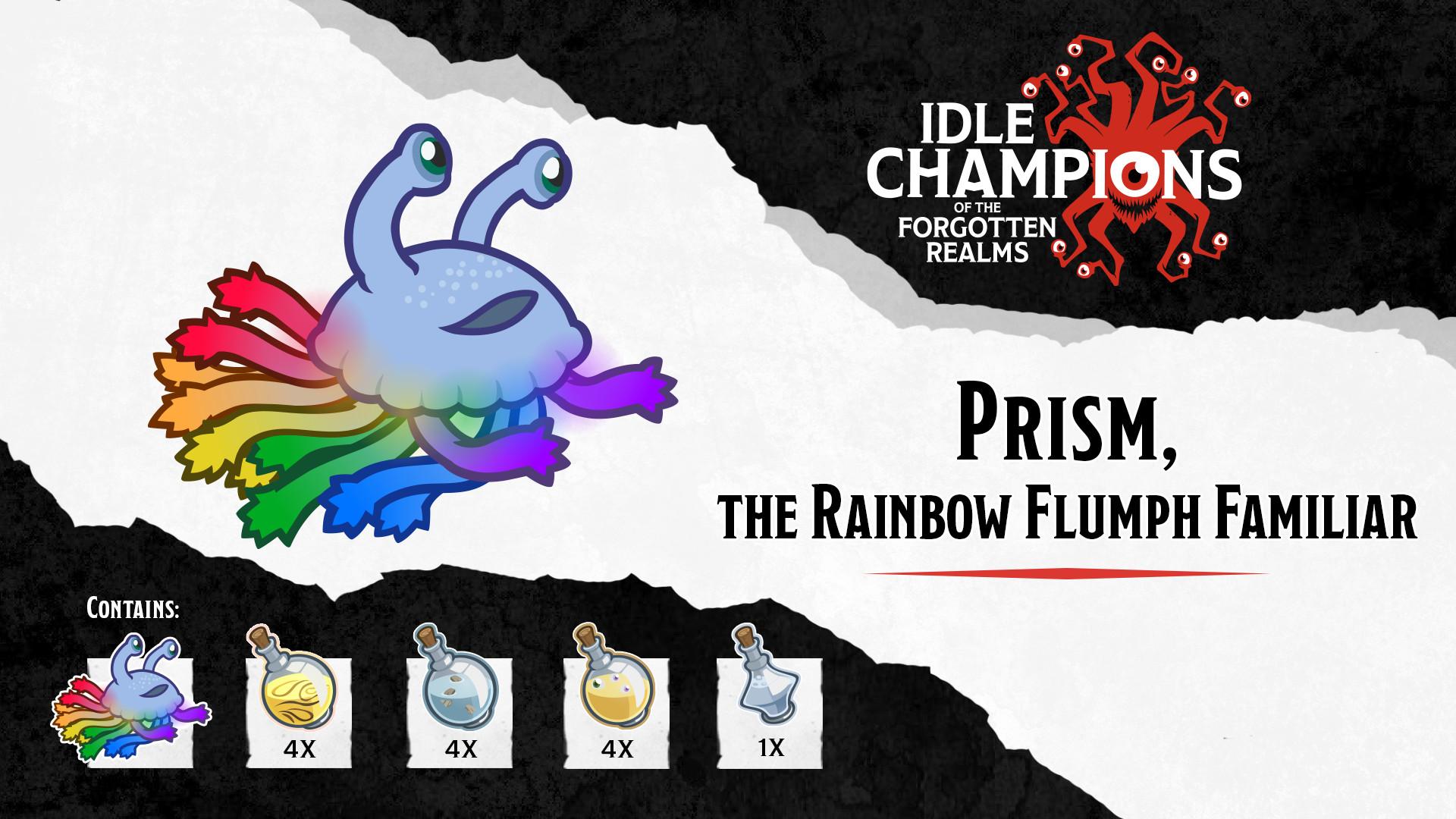 Idle Champions - Prism the Rainbow Flumph Familiar Pack
